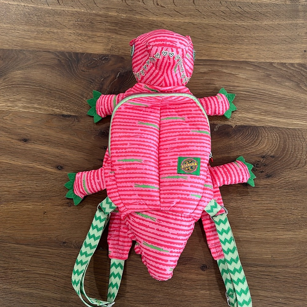 Oilily Pink Alligator Backpack